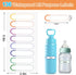 Jactales Washable,136 Waterproof Name Labels for Kids Child - Self-Laminating,Dishwasher Safe Name Stickers
