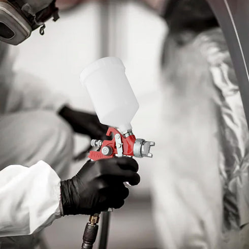 Set, 2 0.8mm 125ml 1.4mm 600ml HVLP Air Gravity Spray Gun Pcs Sprayer Paint Gun Kit, & Automotive Paint Gun