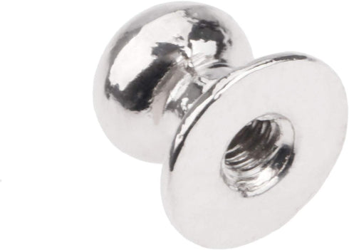 dophee 10Pcs Mini Drawer Knobs, Silver Zinc Alloy Pulls for Jewelry Box, Cabinet, Dresser, Closet, 0.39"x0.43"