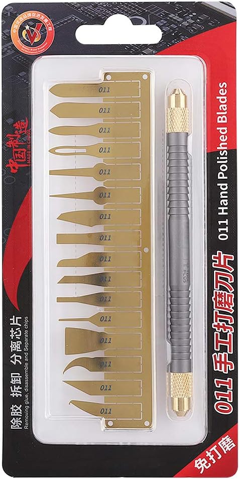 Electronics Opening Pry Tool Repair Kit, Multifunctional CPU Pry Cutter and Mobile Phone Glue Remover
