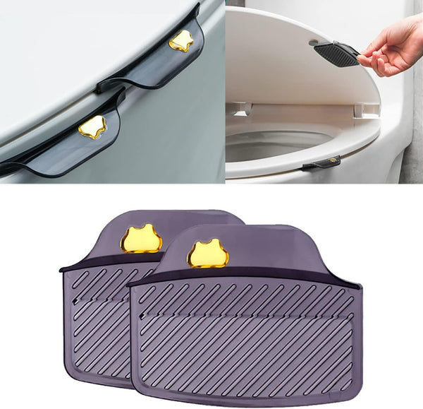 CARURLIFF 2-Piece Toilet Seat Handle Lifter Toilet Seat Cover Lifter for Any Toilet