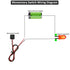 2pcs Mini Momentary Push Button Switch, 12V 24V Prewired Surface Mount Switch with Cover