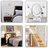 Ygapuzi E14 Modern Crystal Wall Light Flush Mount Wall Sconces Lamp Chrome Finish Bedside Lighting Fixture with Socket