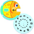 Carson Dellosa 18 Piece EZ-Spin Addition Math Manipulative Bulletin Board Cutouts & Décor for Math Classroom