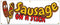 Sausage On A Stick 72" Banner Concession Stand Food Truck Single Sided