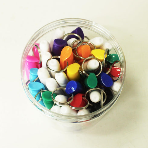 SKKSTATIONERY 36-Pcs 3.5'', Mini Dry Erase Markers with Key Ring, Whiteboard Markers, Marker Pens Markers