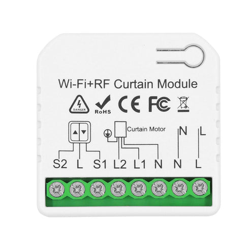 DieseRC WiFi Smart Roller Shutter Controller Module, Tuya APP WiFi Control Compatible with Alexa/Google Home