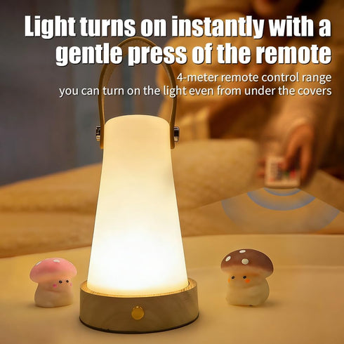 Dimmable Portable Night Light LED Outdoor Camping Lantern Rechargeable Table Night Lamp Waterproof Table Light