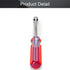 Utoolmart Hexagon Nut Nonslip Handle Hex Socket Wrench Screwdriver, 10mm