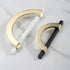 Aoleegatt 96mm) White Gold Cabinet Door Handles Zinc Alloy Drawer Knobs Cupboard Bedside Cabinet Locker Pulls Furniture