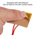 15pcs 30mmx40mm Film Heater Plate Adhesive Pad, PI Heating Elements Film 5V 1W Strip Heater