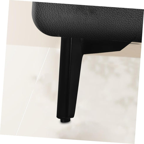 4Pcs NUOBESTY Heavy Duty Metal Furniture Legs with Anti-Slip Rubber Pads Black Airplane Style Cabinet Sofa Bench Feet