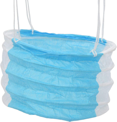 RETYLY 12inch Hot Balloon Paper Lantern Ceiling Light Wedding, Blue