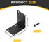 10Pcs 2.76"x2.76"x1.89" (70x70x48mm, uxcell L-Shaped Brackets Corner Brace, Corner Bracket Shelf Bracket Right Angle