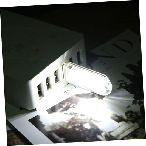 DOITOOL USB Night Light Keyboard Lamp Portable Mini Table Lamp with Bright LED Beads Design for Reading and Working