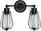 Tangkula Wall Sconce Wall Light Fixture Black Metal Industrial Vintage Rustic Retro