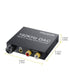 PROZOR Digital to Analog Audio Converter, 192KHz Optical to RCA Adapter, Volume Adjustable DAC with Optical Cable