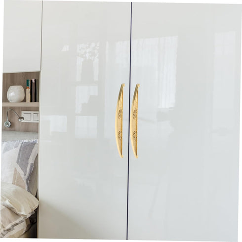ABOOFAN Brass Double Hole Drawer Handle Chinese Style Pull for Cabinets Wardrobes Bedside Tables and Furniture