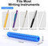 CulinaCraft 4 Pack, Sensory Pencil Grips for Kids Quiet Classroom Fidget Toys, Textured Silicone ADHD & Autism Calming