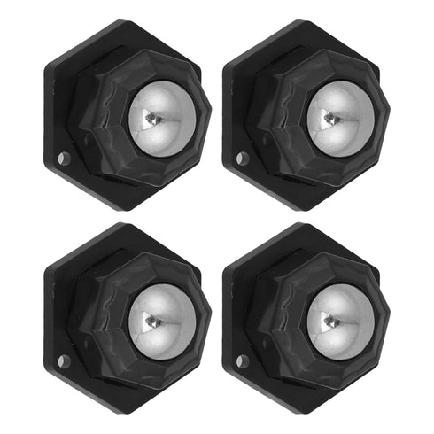 ABOOFAN 4pcs Self-Adhesive Mini Furniture Wheels with Ball Bearings, Universal Rotation Swivel