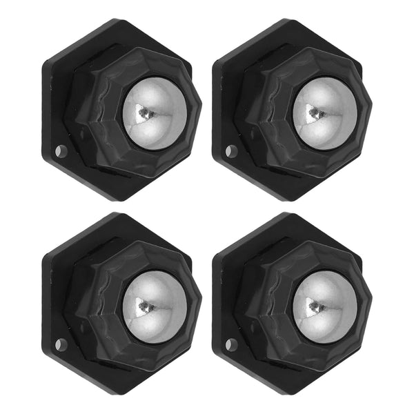 ABOOFAN 4pcs Self-Adhesive Mini Furniture Wheels with Ball Bearings, Universal Rotation Swivel