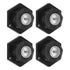 ABOOFAN 4pcs Self-Adhesive Mini Furniture Wheels with Ball Bearings, Universal Rotation Swivel