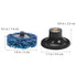 31 2 Inch 1/4" Pcs Quick to Change Easy to Strip Discs - Sanding Discs with Pad Holder - Paint Stripping Wheel
