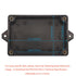 Zulkit Junction Box, ABS Plastic Dustproof Waterproof IP65 Universal Electrical Boxes, Black 3.94 x 2.68 x 1.57 Inch