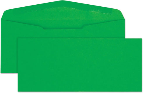 Quality Park #10 Traditional Colored Envelope, Green, 25 per Pack (11135)