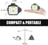EGUKU Running Light, 2Pack Clip On USB Rechargeable LED Lights for Runners at Night, 4 Light Modes, Small Lightweight