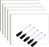 Dry Erase White Board, 5-Pack Personal Lapboard for Kids - White Lapboard for Individual Use and School Supplies