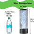 Moodeep Desktop Sensory Bubble Tube Lamp with Artificial Fish - Autism Anxiety Relief Night Light, Color Changing