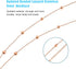 Retractable Badge Reel Lanyard with 2 Pieces ID Holder for Women, Fashion Beaded Chain Premium Stainless Steel Necklace