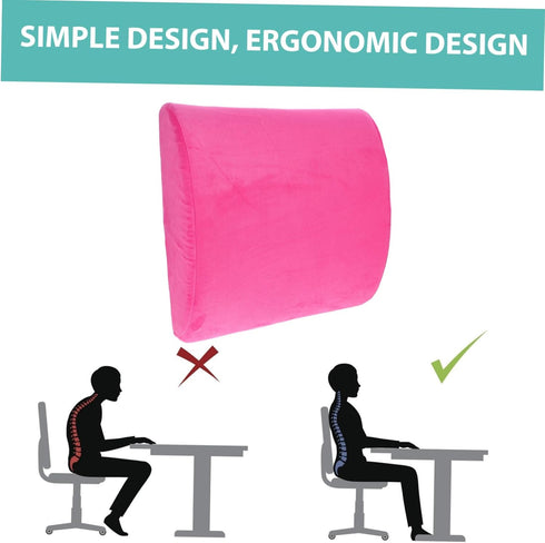 Comfortable Memory Foam Lumbar Support Pillow for Reading