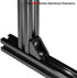 20Sets Black 2020 Series Aluminum Extrusion Profile Connector Set, 20Pcs Corner Brackets with T-Nuts