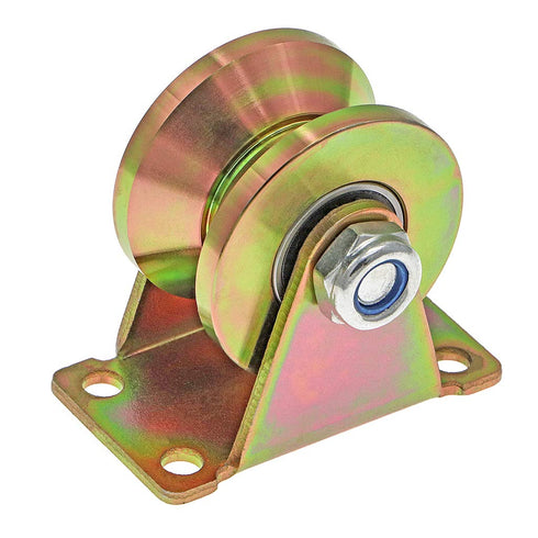 Skelang 2" V-Groove Wheel, Heavy Duty Sliding Gate Casters for Inverted V-Track, Pack of 4