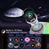 Noise,4K 13 Galaxy Projector, Planetarium Star Projector,Bedroom Night Light and Timer,with White Replaceable HD Galaxy