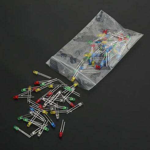1390pcs Electronic Components Kit Assortment with 100 LEDs, 100 Diodes, 170 Transistors, and more