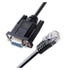 WQGDUIGF 9 DB9 RJ11 6P6C Updating(2.98m) D-Sub Pin Female to Serial Cable for Ori-n Syn-can GoTo Hand Controller for PC