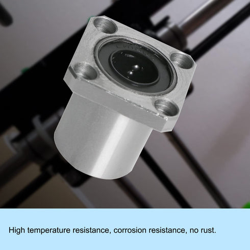 Aopin LMK20UU Square Flange Linear Motion Ball Bearing, ID 20mm, OD 32mm for CNC, 3D Printer, Linear Rail Guide