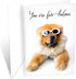 Prime Greetings Funny Dog Birthday Card Pun with Sunglasses, Eco-Friendly, Thick Card Stock with Premium Envelope, 5in