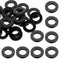 30 PCS Rubber Washers Seals, 1/2 Inch Black Flat Rubber Washers Assortment Kit for Hose Connecting