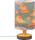 ALAZA Cute Cartoon Capybara Balloon Bedside Table Lamp with USB Port for Bedroom Nightstand Lamps Night Light Linen