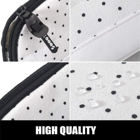 Sooez Wide-Opening Pencil Pen Case, Lightweight & Spacious Zipper Stationery Bag with Triangular Design for Adults,