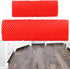 Durable Red Cylinder Rubber Wood Grain Effect Painting Tool, 2Pcs/Set for House Office