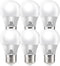 ENERGETIC A15 LED Bulb, 5.5W Refrigerator Bulb, 40W Equivalent, 3000K Warm White, Dimmable, E26 Base, 6 Pack