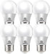 ENERGETIC A15 LED Bulb, 5.5W Refrigerator Bulb, 40W Equivalent, 3000K Warm White, Dimmable, E26 Base, 6 Pack