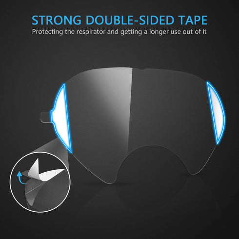 30 Pack 6885, 6000, 6700, 6800, 6900 QZQ Peel Off Lens Cover Compatible for Series, Faceshield Cover