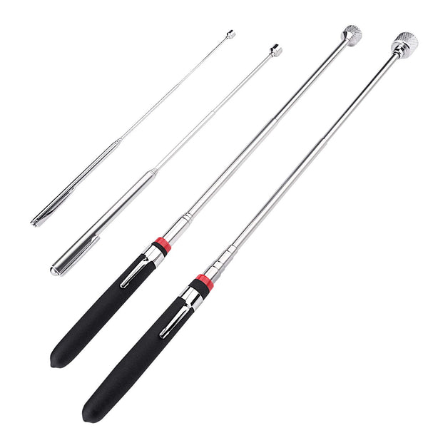 Magnetic Pick Up Tool 4 Pack, Telescopic Magnet Stick (1.5LB, 3LB, 10LB, 15LB) Birthday Gift for Men, Dad, Husband,