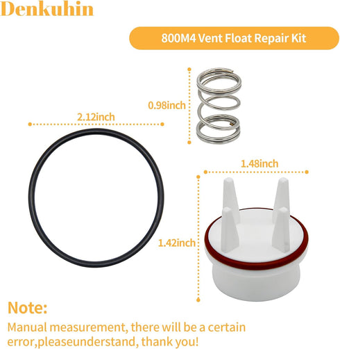 800M4 Vent Float Repair Kit Compatible with Watts 1 inch 800QT Backflow Valve, 1" Pressure Vacuum Breaker